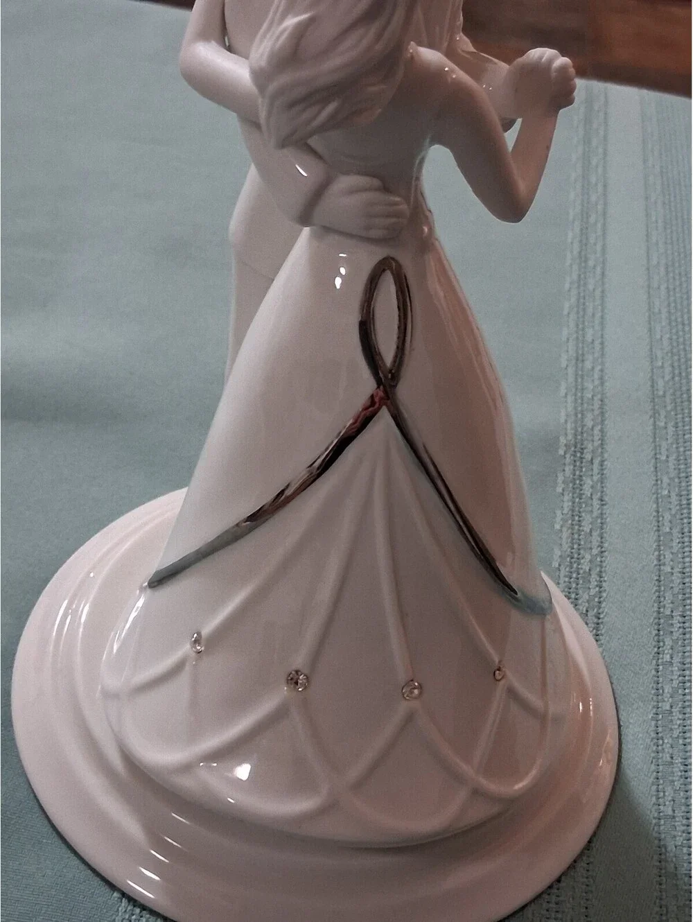 Lenox Bliss Porcelain Wedding Cake Topper 7.5 Inch